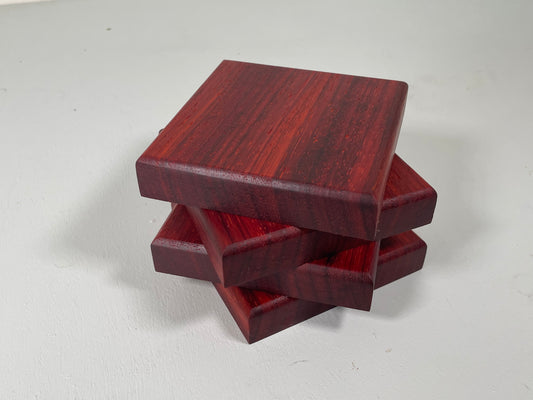 Padauk Coasters