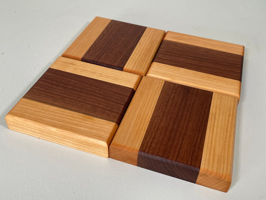 Walnut Maple Duo Coasters