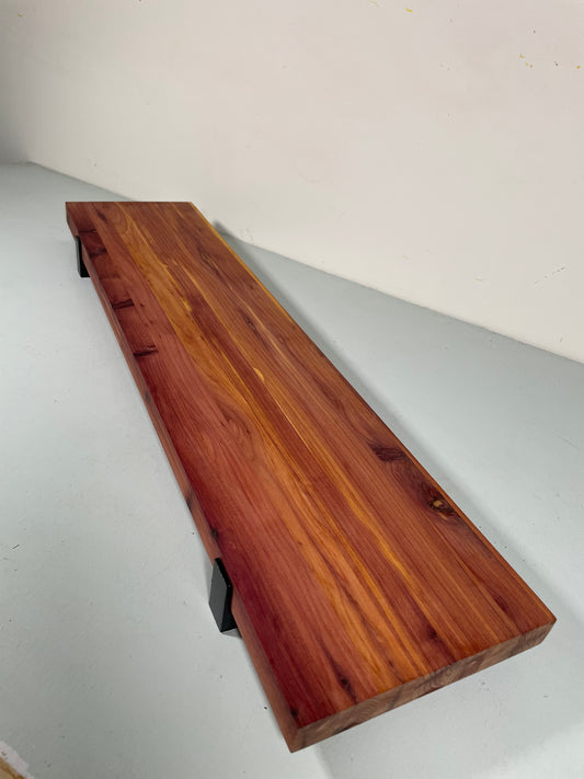 Rustic Red Cedar Wall Shelf