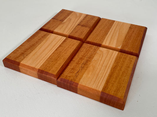 Maple and Mahogany Coasters