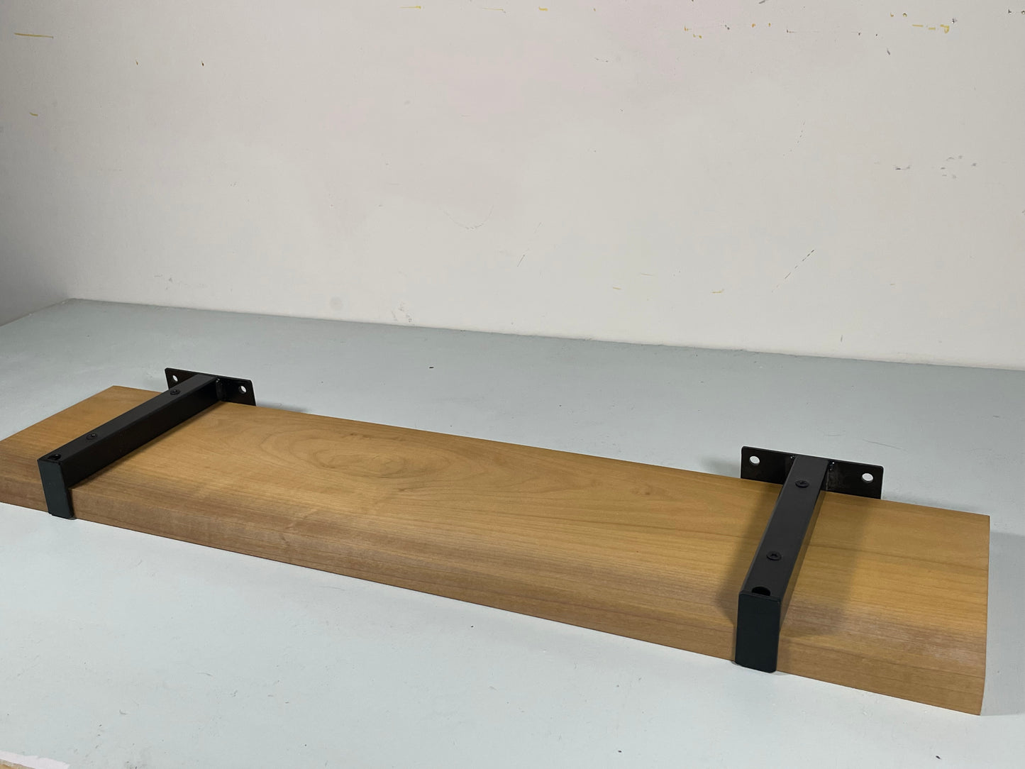 Rustic Poplar Wall Shelf