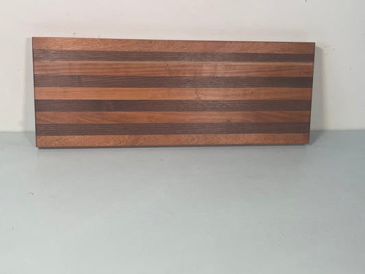 Walnut and Mahogany Cutting Board
