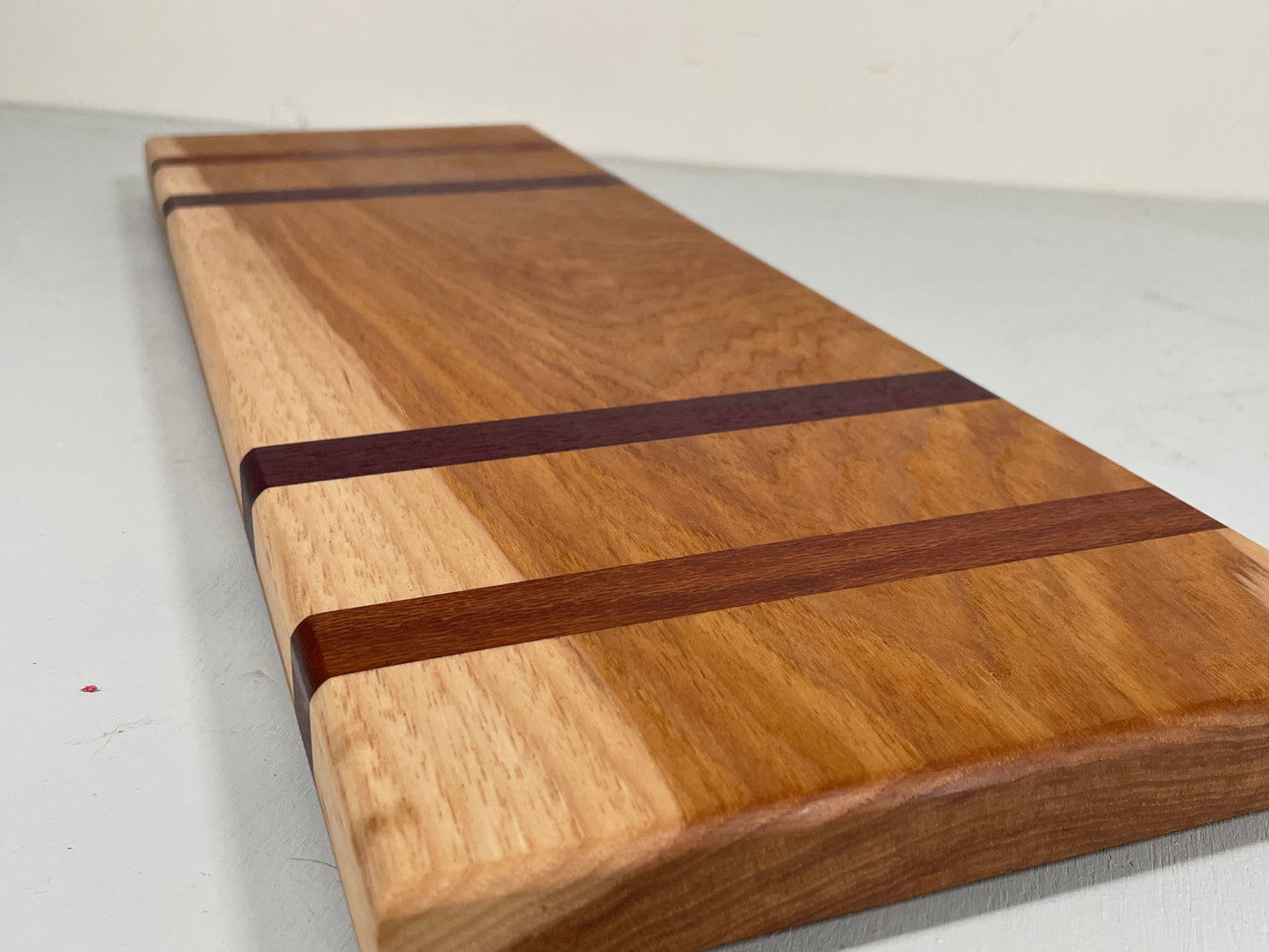 Hickory with Purple Padauk Charcuterie Board
