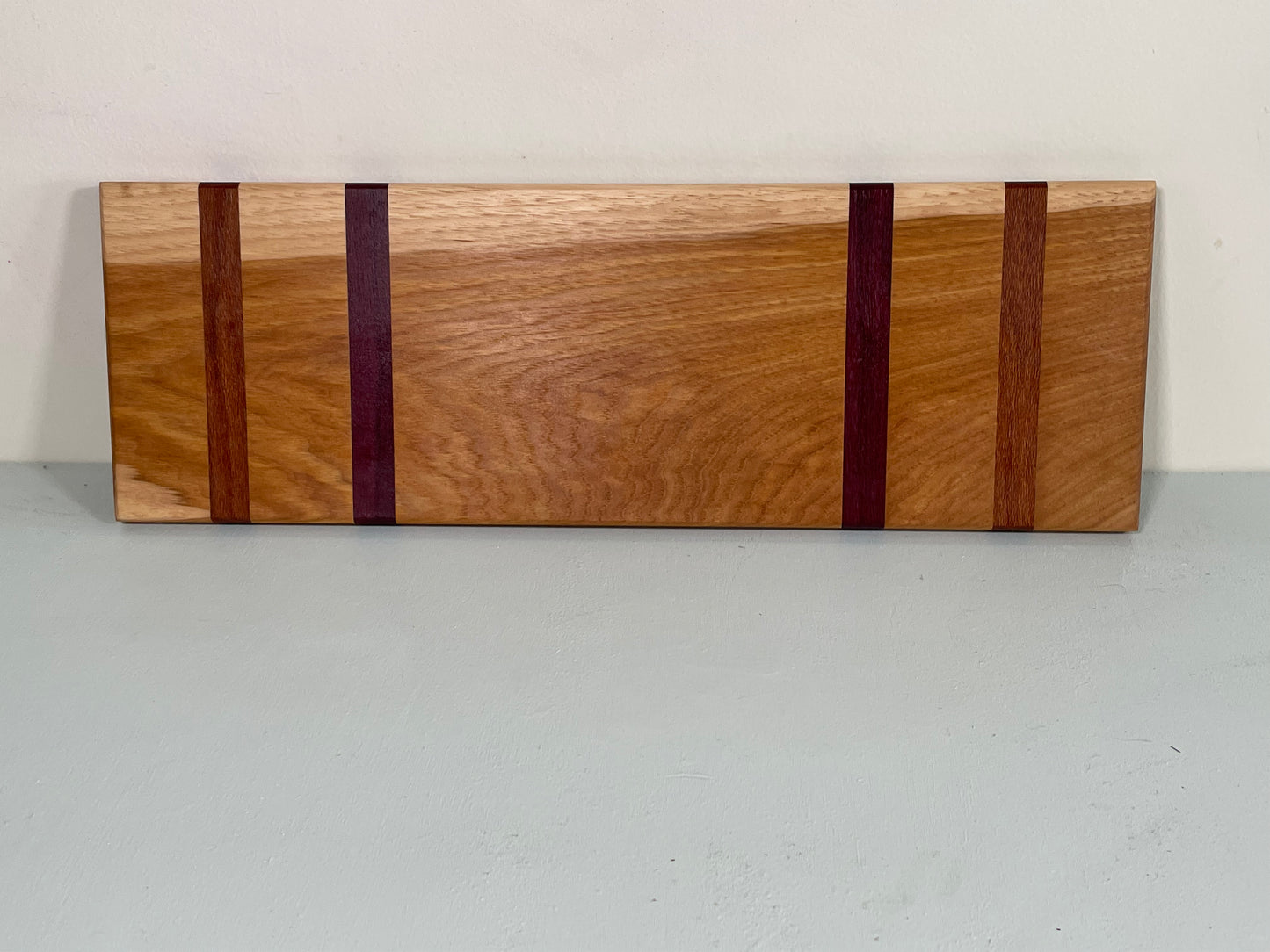 Hickory with Purple Padauk Charcuterie Board