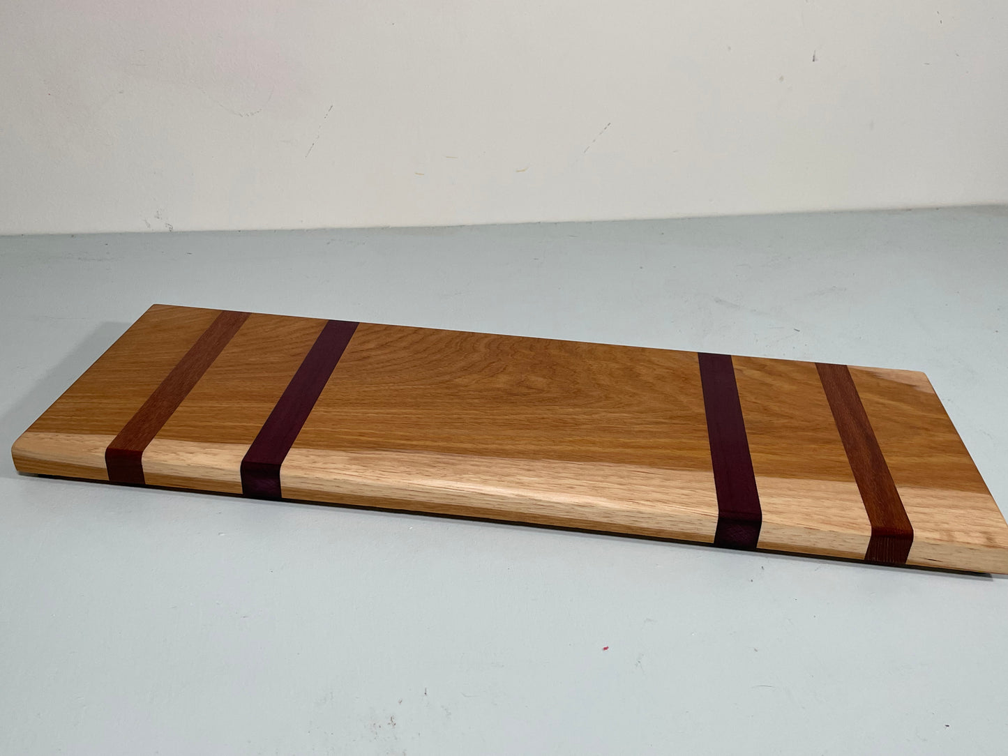 Hickory with Purple Padauk Charcuterie Board
