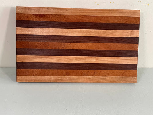 Walnut, Maple, Mahogany Cutting Board