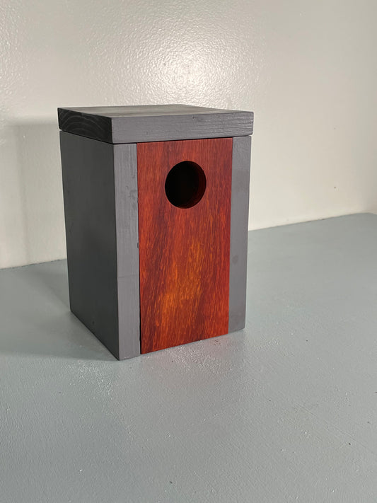 Grey Birdhouse