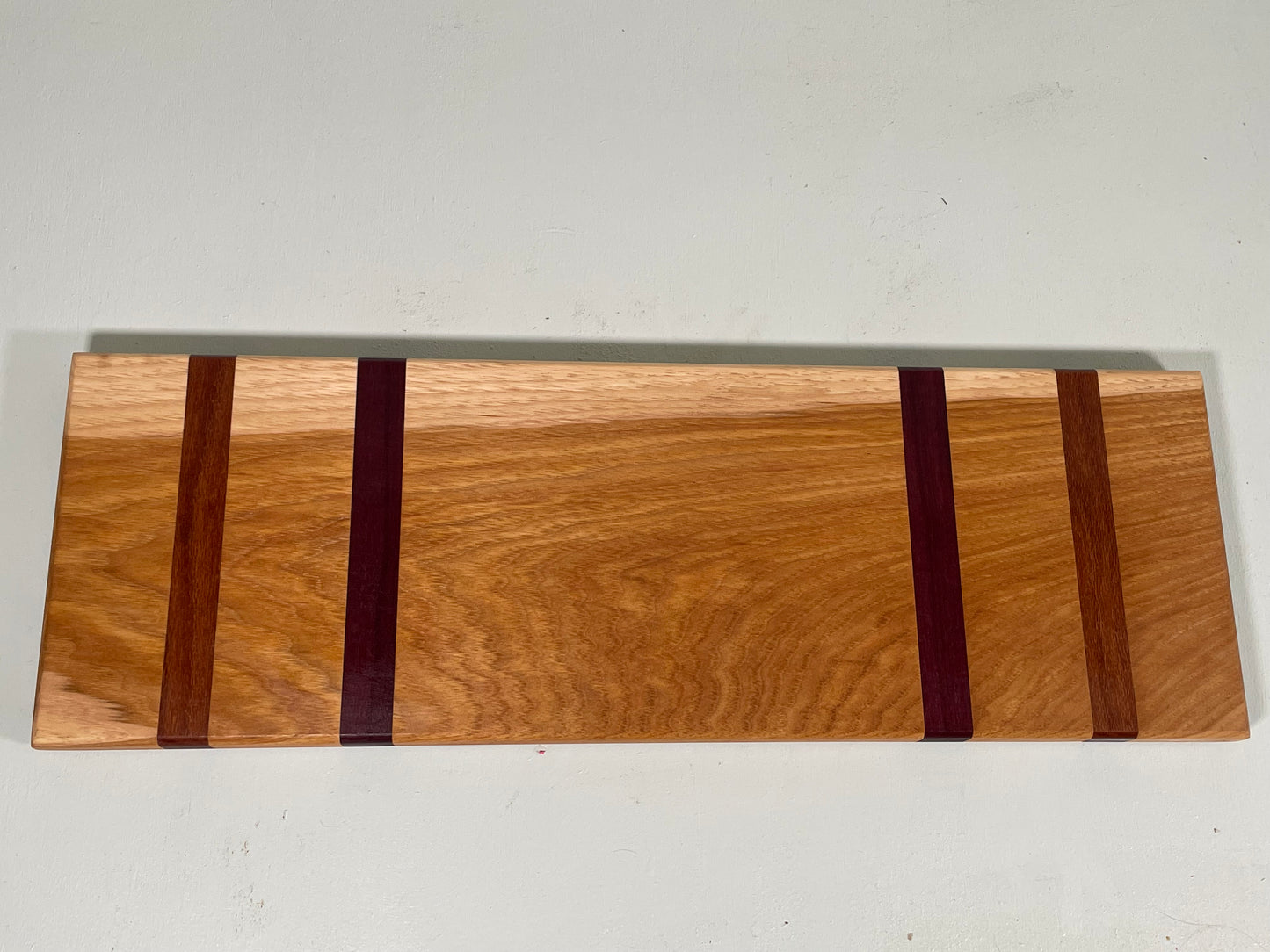 Hickory with Purple Padauk Charcuterie Board