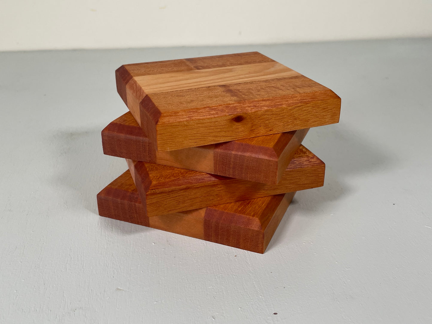 Maple and Mahogany Coasters