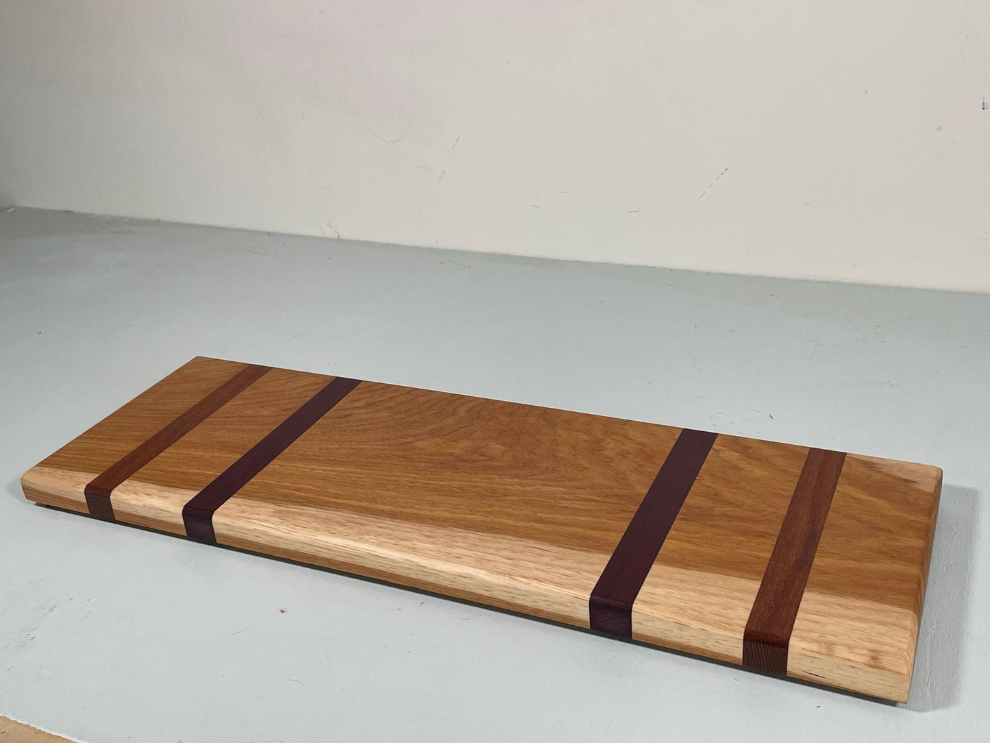 Hickory with Purple Padauk Charcuterie Board